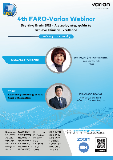 4th FARO-Varian Webinar: Starting Brain SRS - A step by step guide to achieve Clinical Excellence